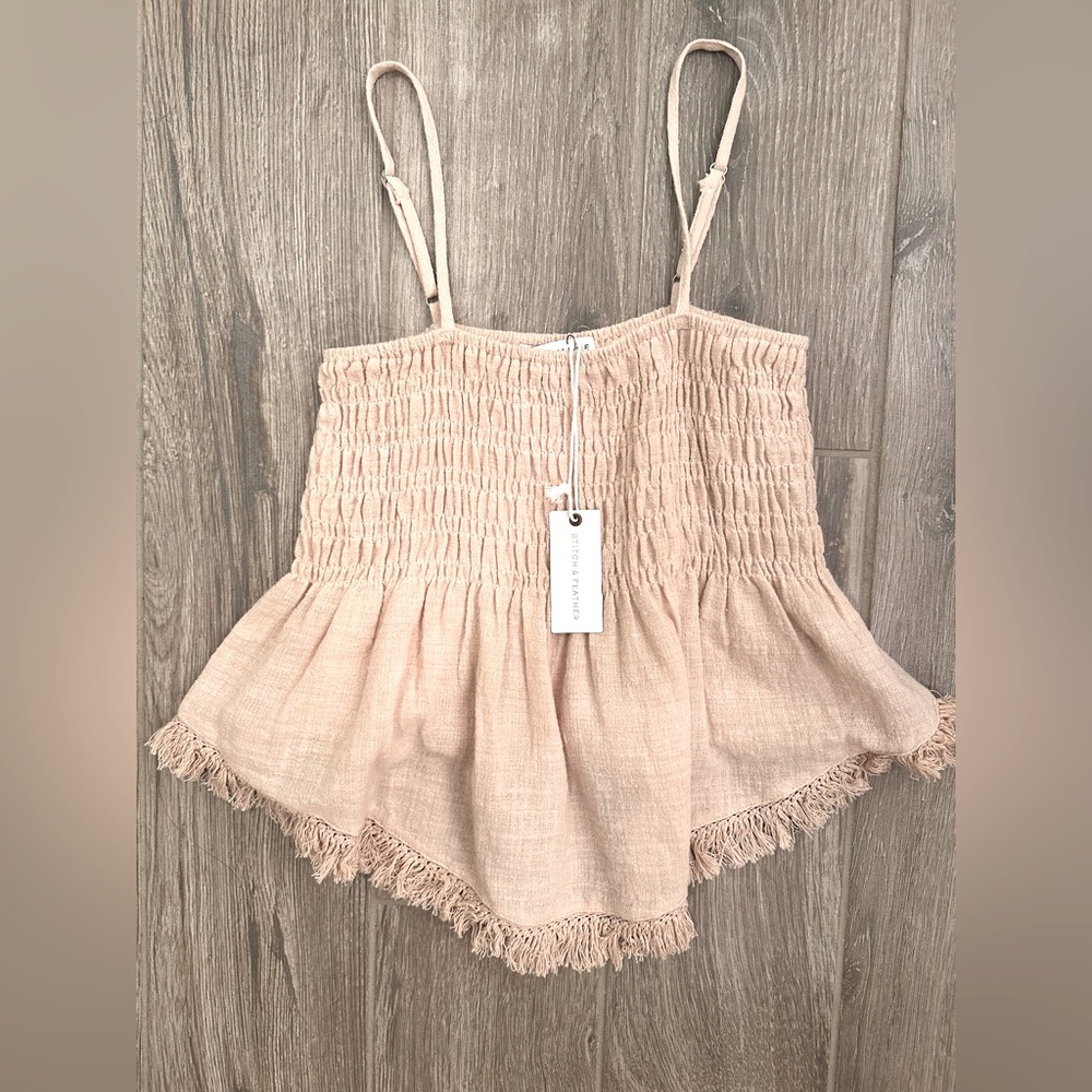 Stitch & Feather dressy tank top